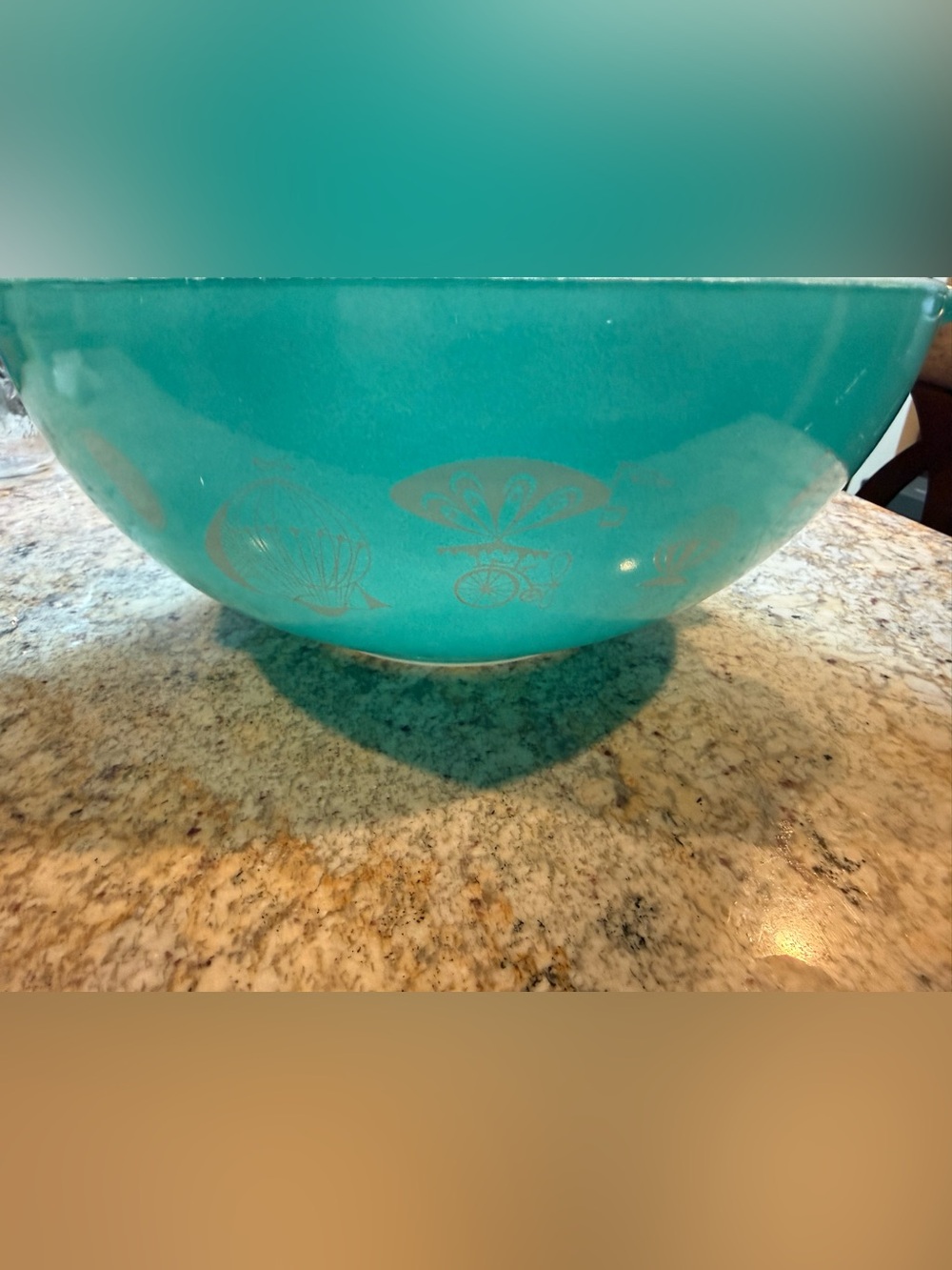 Pyrex Cinderella hot air balloon large bowl